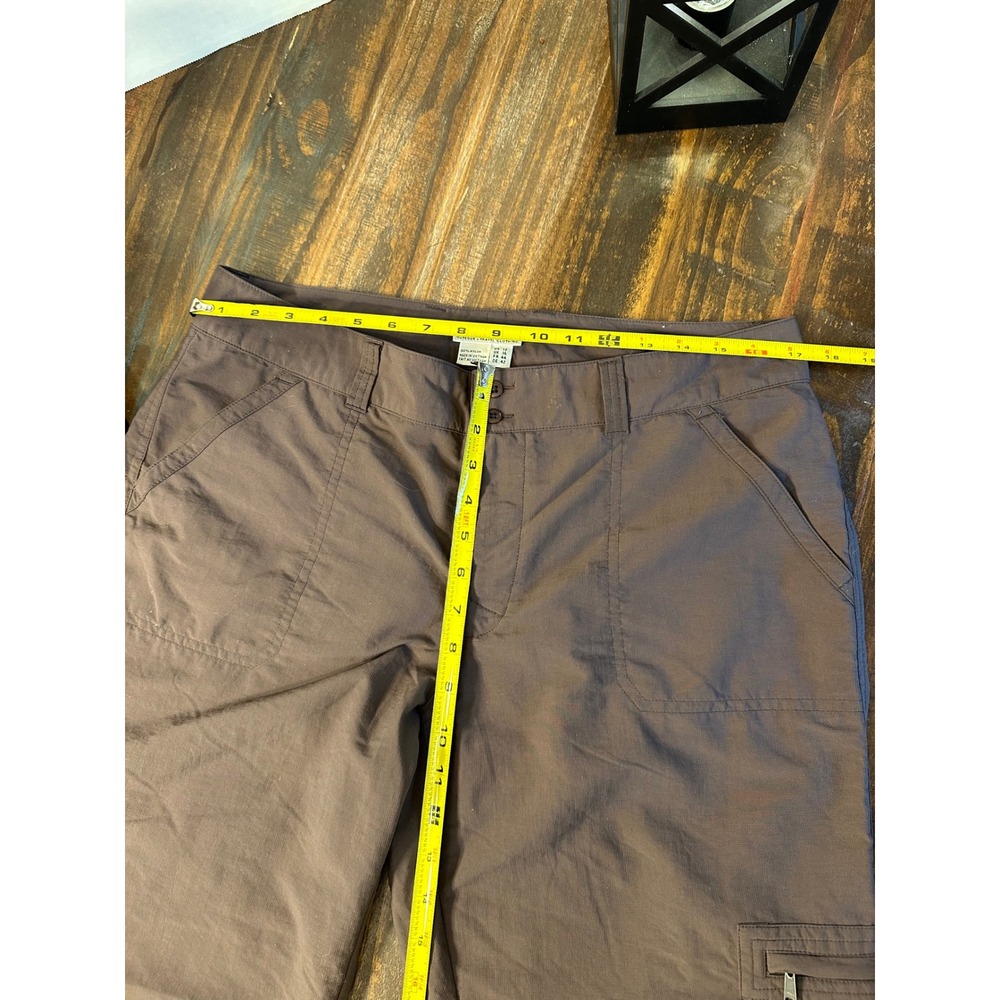 Royal Robbins Womens Outdoor‎ Hiking Travel Cropped Cargo Pants Size 12 - Picture 8 of 10